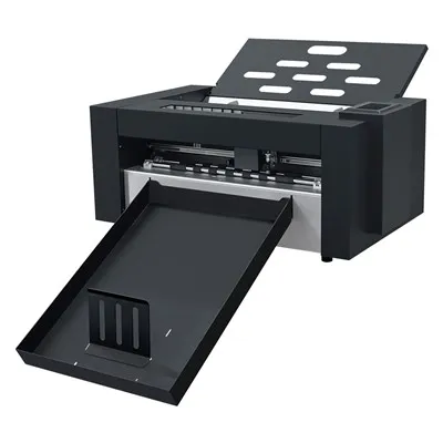 ماكينة قطع الملصقات ذات الرأس المزدوج من بورسيل ZD350 - تغذية تلقائية وقطع دقيق